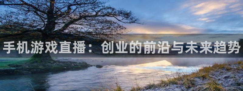 天美娱乐开户测速：手机游戏直播：创业的前沿与未来趋势